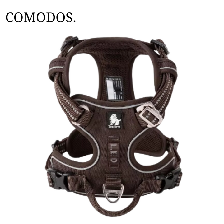 Meer controle met dit no-pull hondenharnas, voor rustige en veilige wandelingen met de hond.