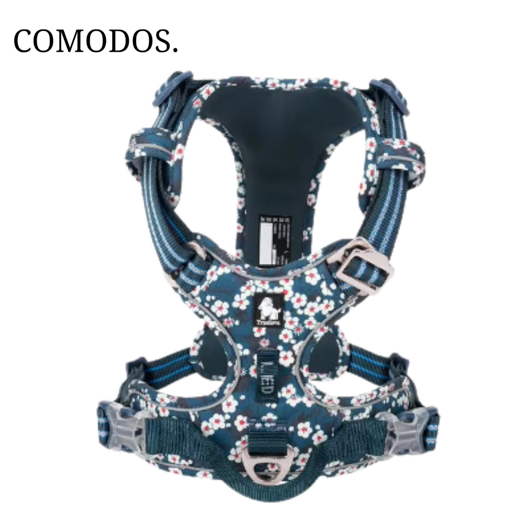 Ademend en ergonomisch verstelbaar hondenharnas voor maximaal comfort bij training.