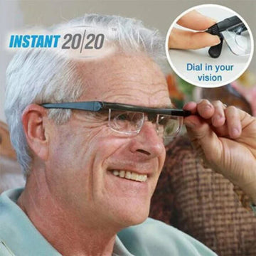 Praktische unisex verstelbare bril VisiFlex, vervangt meerdere brillen voor dichtbij en veraf.