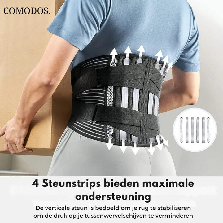 Comfortabele, verstelbare rugbrace voor optimale houding en rugsteun. Ideaal voor dagelijkse verlichting.