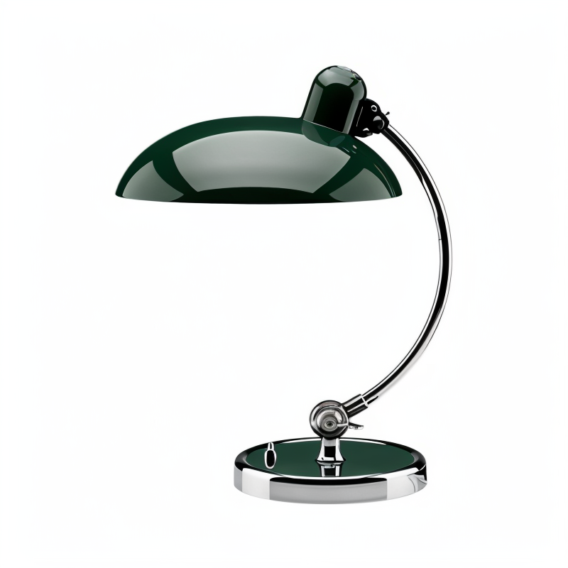 Stijlvolle ijzeren vintage lamp, verstelbaar. Ideale retro tafellamp voor werkplek decoratie.