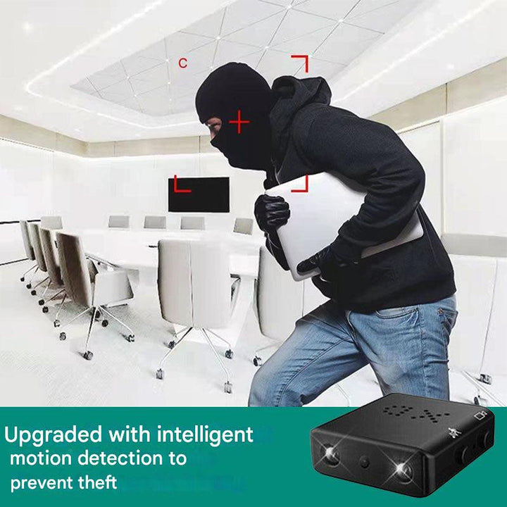 Vigilio HD spy camera met bewegingsdetectie; eenvoudig te plaatsen voor effectieve bewaking.