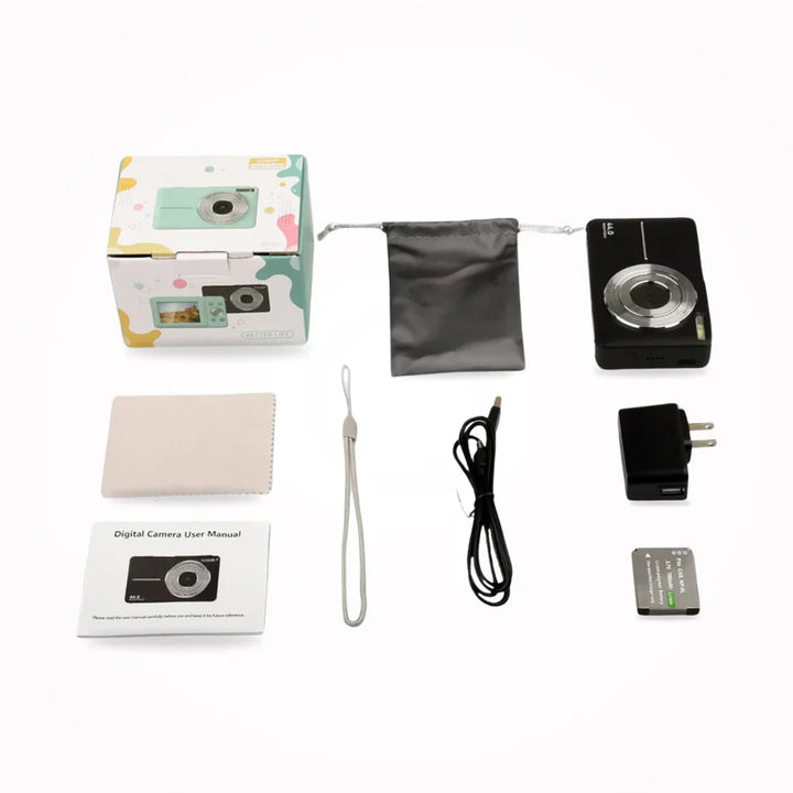 Unieke vintage digitale camera Snapora; het perfecte cadeau voor liefhebbers van retro fotografie en nostalgische beelden.