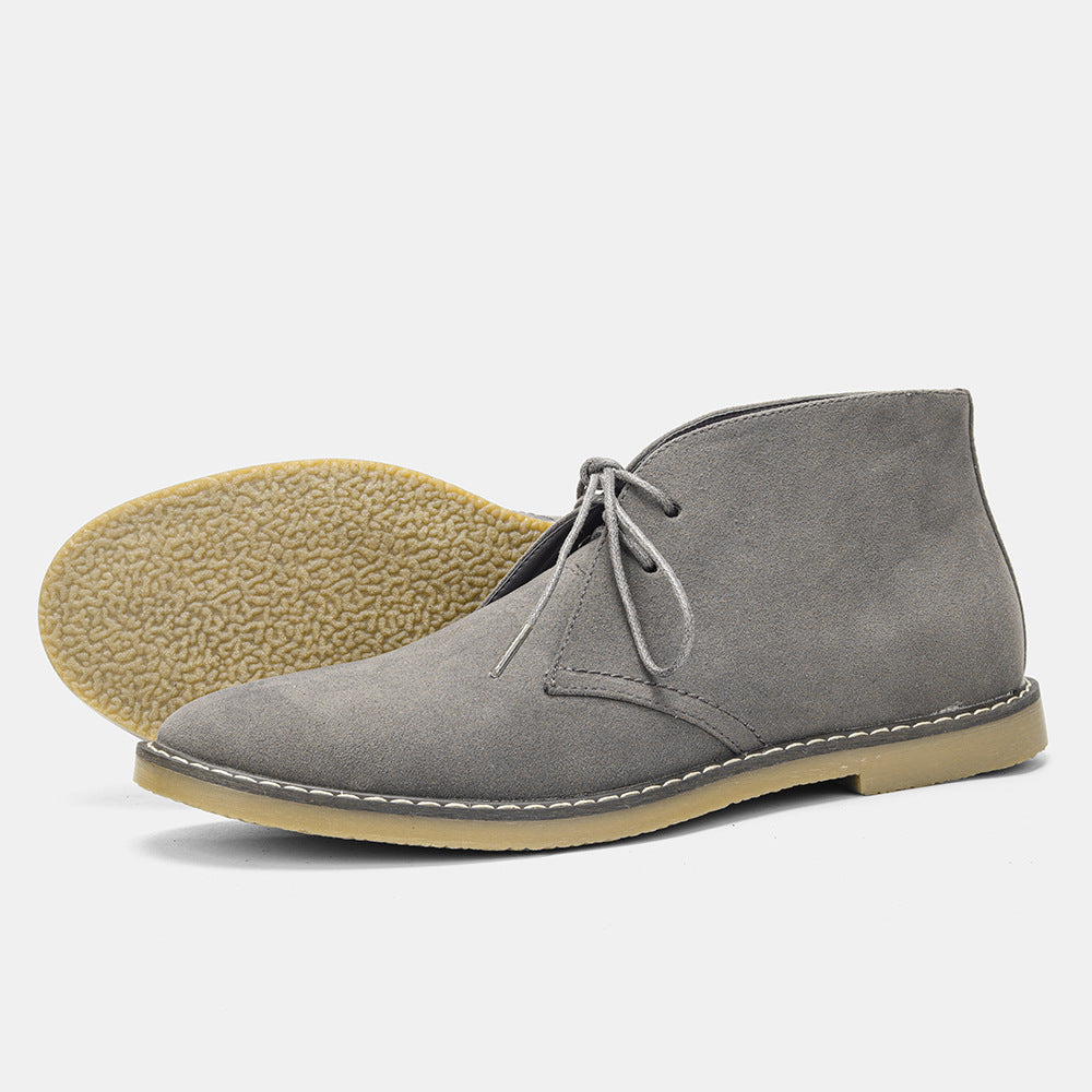 Hugo heren desert boots, vintage stijl voor een modieuze en comfortabele casual uitstraling.