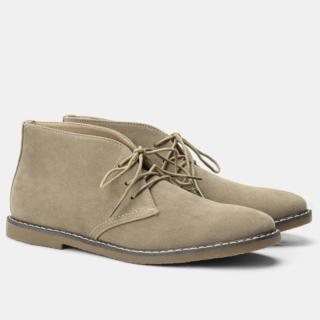 Stijlvolle vintage heren desert boots, ideaal voor een casual outfit, comfortabele herenschoenen met een klassieke touch.
