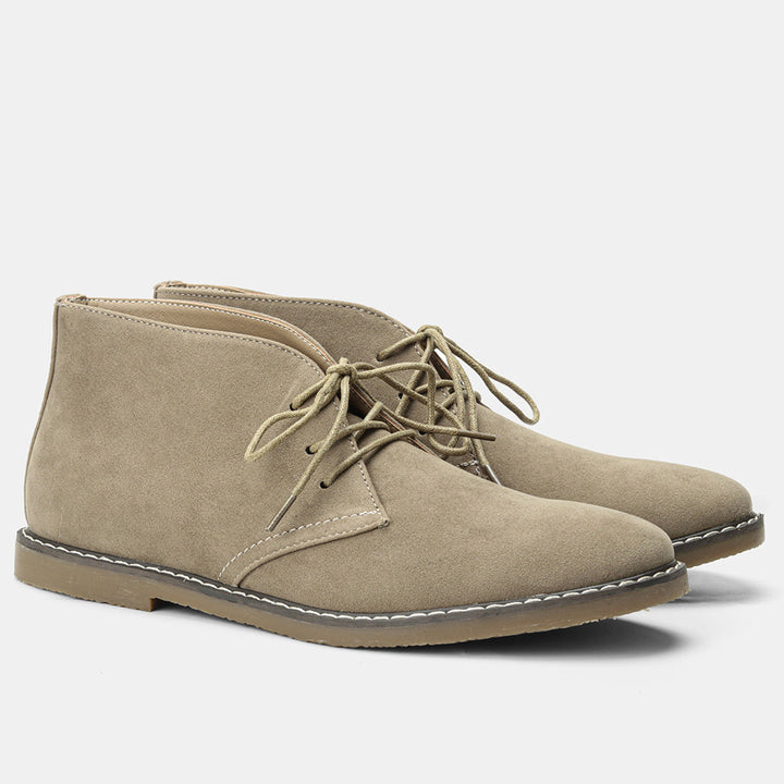 Stijlvolle vintage heren desert boots, ideaal voor een casual outfit, comfortabele herenschoenen met een klassieke touch.