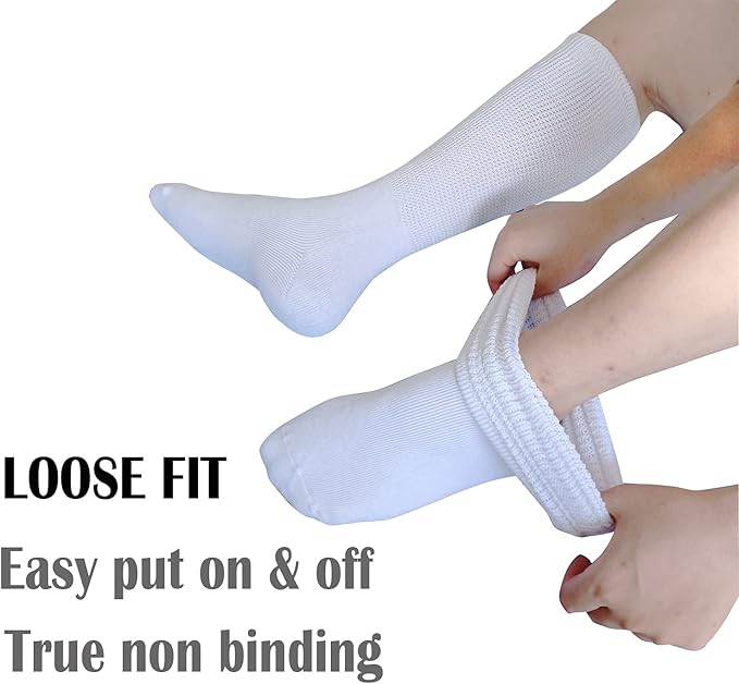 Een paar VitalSox orthopedische sokken, extra breed voor diabetische en gezwollen voeten, met maximaal comfort.