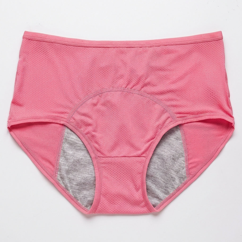 Stijlvol en comfortabel damesondergoed, vochtregulerend voor dagelijks gebruik. Ademende katoen-spandex slips.