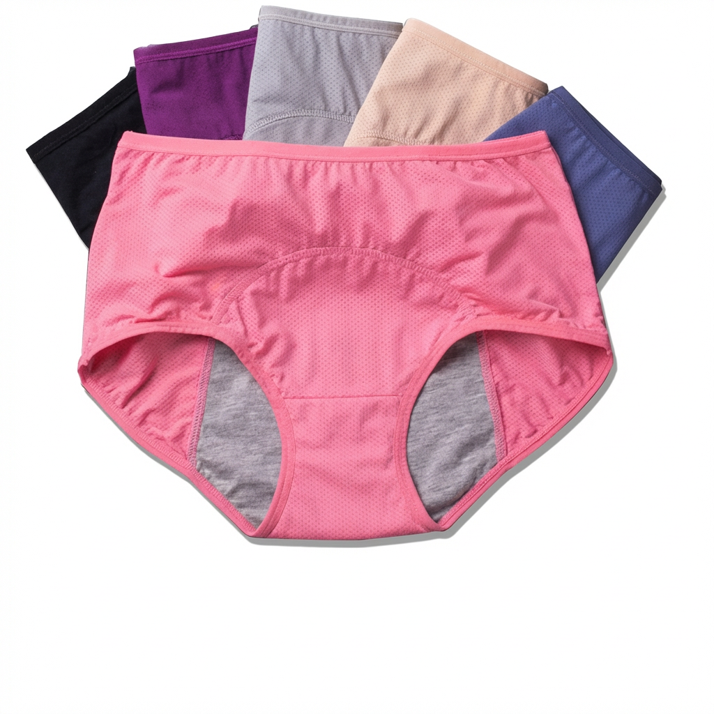 Ademende dames slips (4 stuks) van katoen-spandex. Vochtregulerend en naadloos voor maximaal draagcomfort.