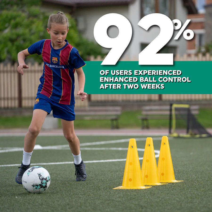 Ideaal voetbalcadeau: trainingsmat Pro voor thuisoefeningen en verbetering van voetbal skills.