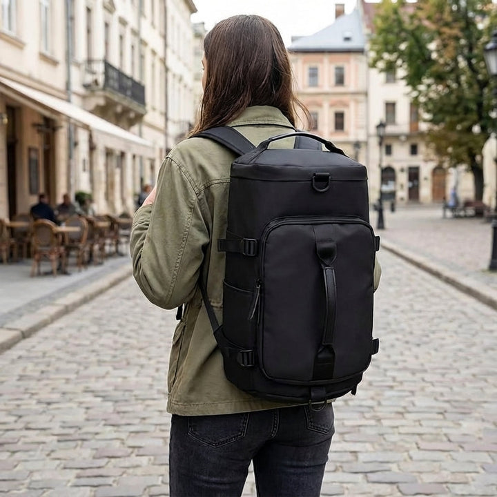 Voyagrin lichtgewicht multifunctionele reistas, ideaal voor georganiseerd reizen en vakanties.