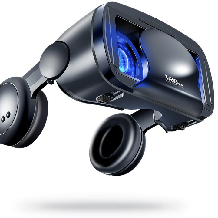 Virtual reality bril met ingebouwde audio, ontworpen voor optimale 3D ervaringen via je smartphone.