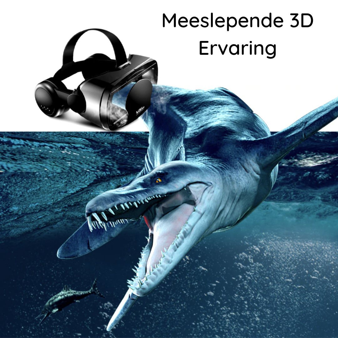 VR bril voor smartphones met kristalhelder 3D beeld en geïntegreerde headset voor een complete ervaring.