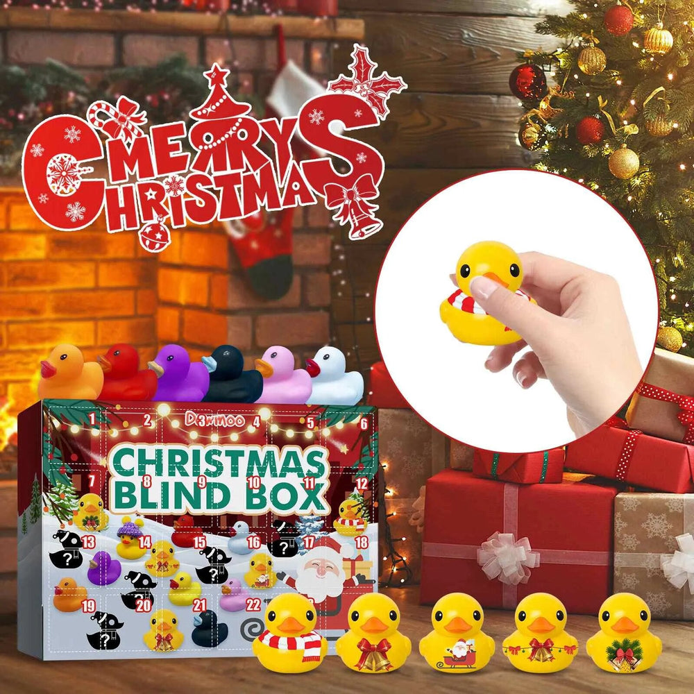 Kinder adventskalender met 24 unieke badeendjes. Leuk kerstcadeau & badspeelgoed voor kids.