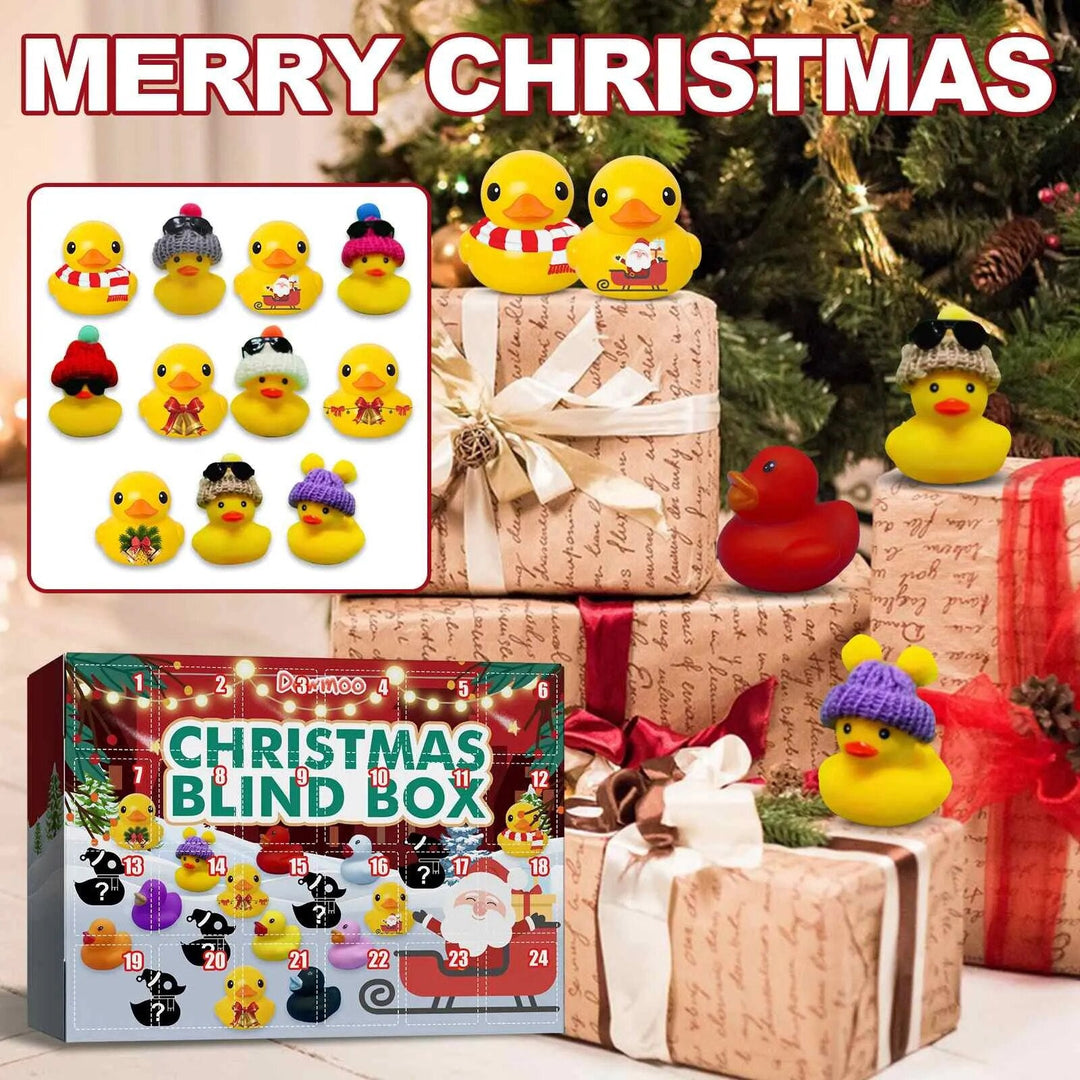 Kinderen genieten van badtijd met badeendjes uit de adventskalender 2024. Verrassend kerstspeelgoed.