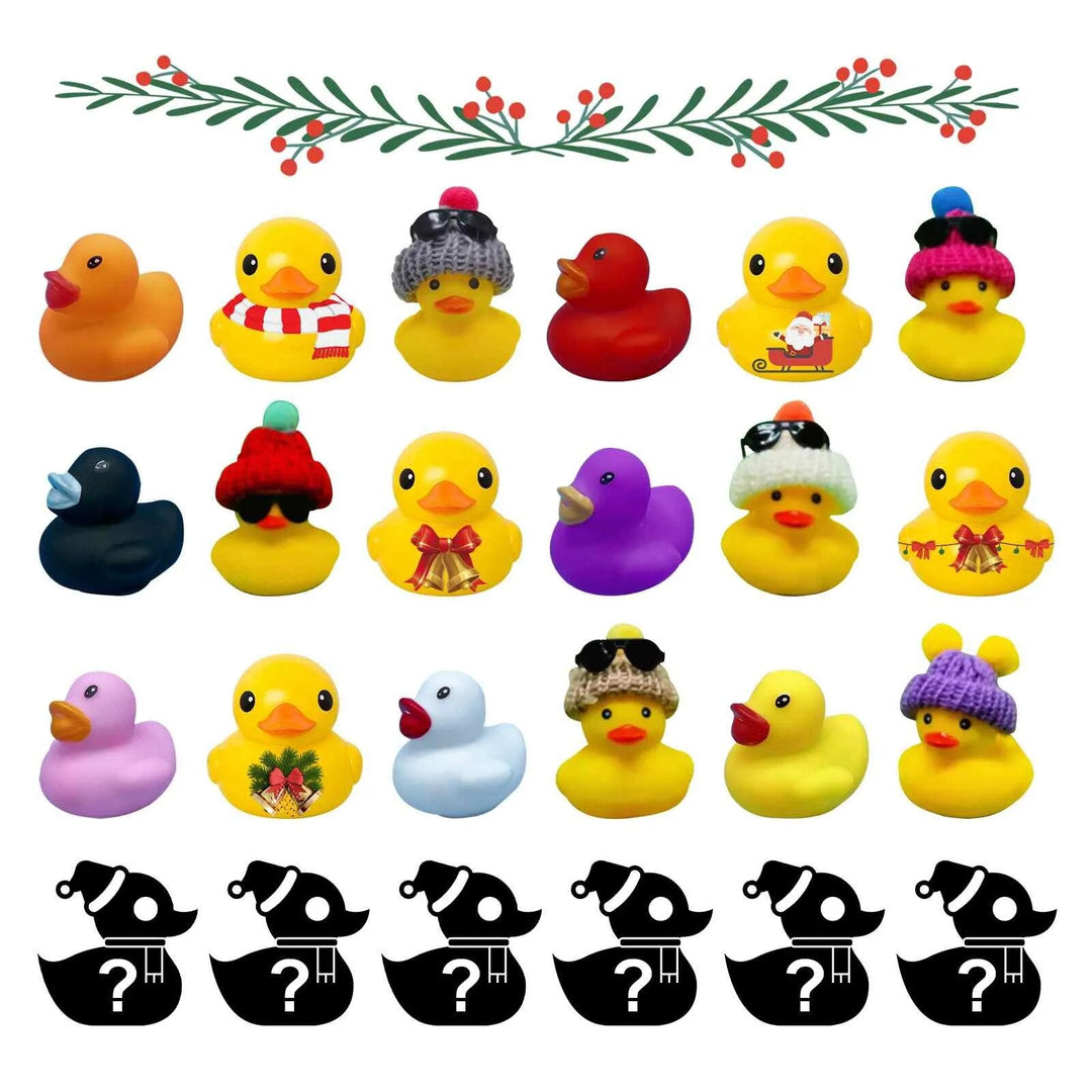 Perfect kerstcadeau: Badeendjes Adventskalender 2024. 24 dagen plezier & badspeelgoed voor kinderen.