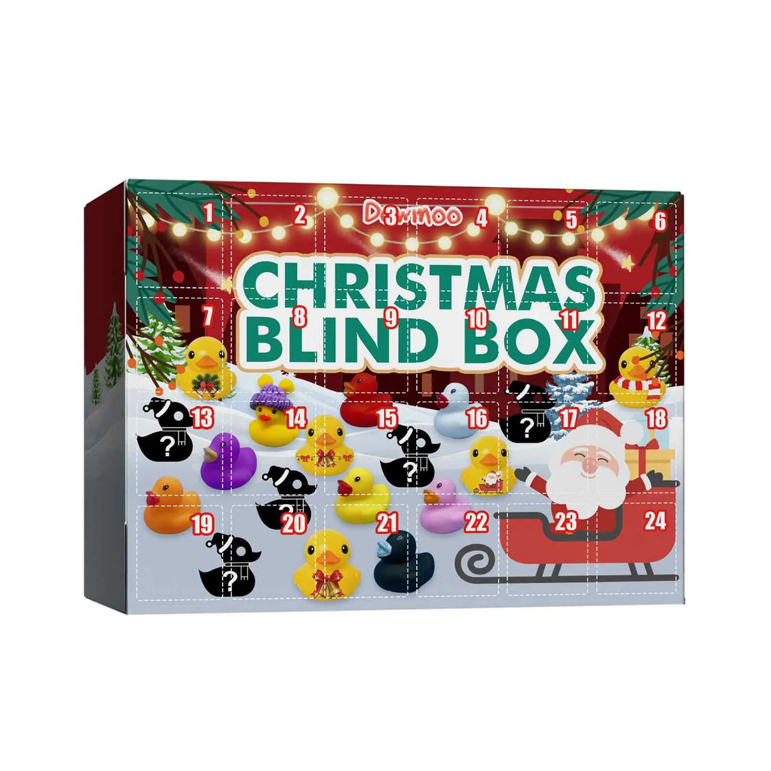 Vier Kerst 2024 met unieke badeendjes adventskalender. Badtijd wordt een feest voor alle kinderen.