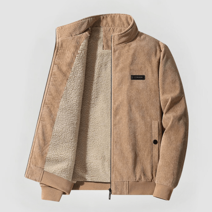 Grijs casual herenjack met comfortabele pasvorm, ideaal als warme jas en stijlvolle bovenkleding.