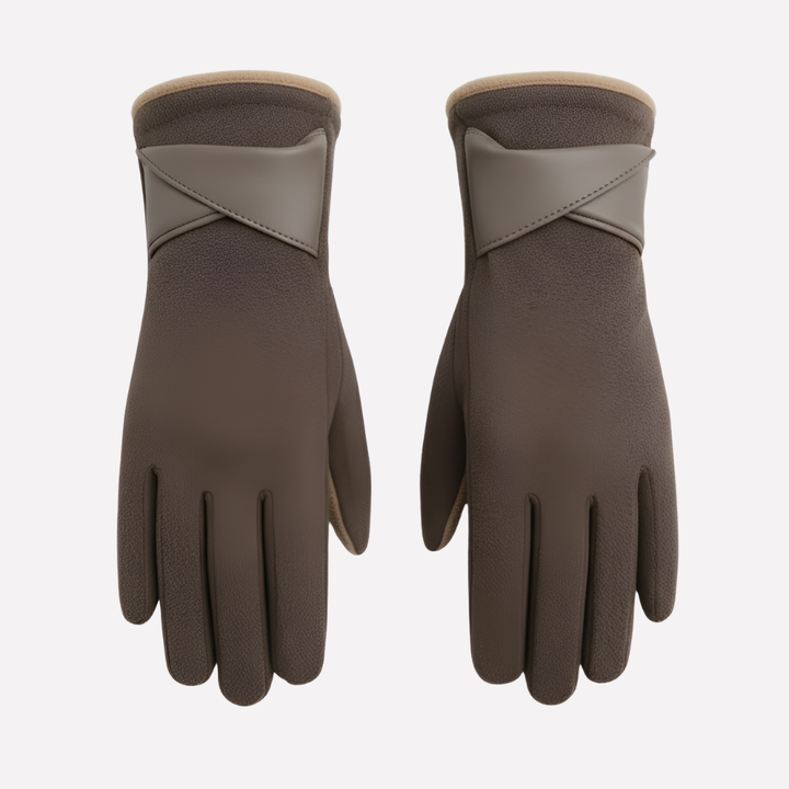 Warme & comfortabele vrouwen winterhandschoenen met verstelbare band, ideaal voor koud weer, buitenleven & woon-werkverkeer.