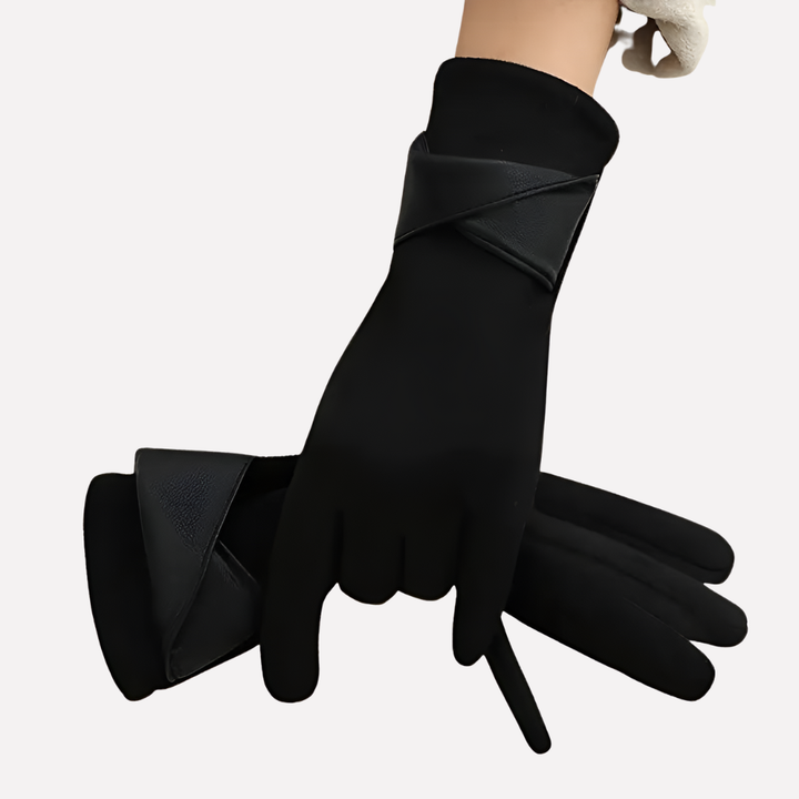 Vrouwen winterhandschoenen met verstelbare band, houden handen warm & comfortabel, geschikt voor touchscreen & koud weer.