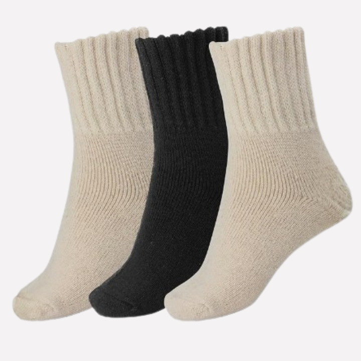 Dikke en comfortabele dames wintersokken, ideaal als winter accessoire voor koude dagen.