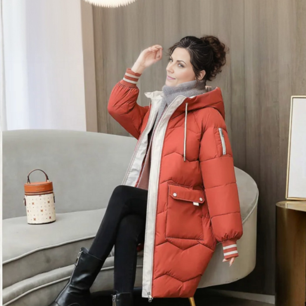 Dames winterparka: warme en waterafstotende jas, perfecte bescherming tegen kou. Essentiële wintermode.