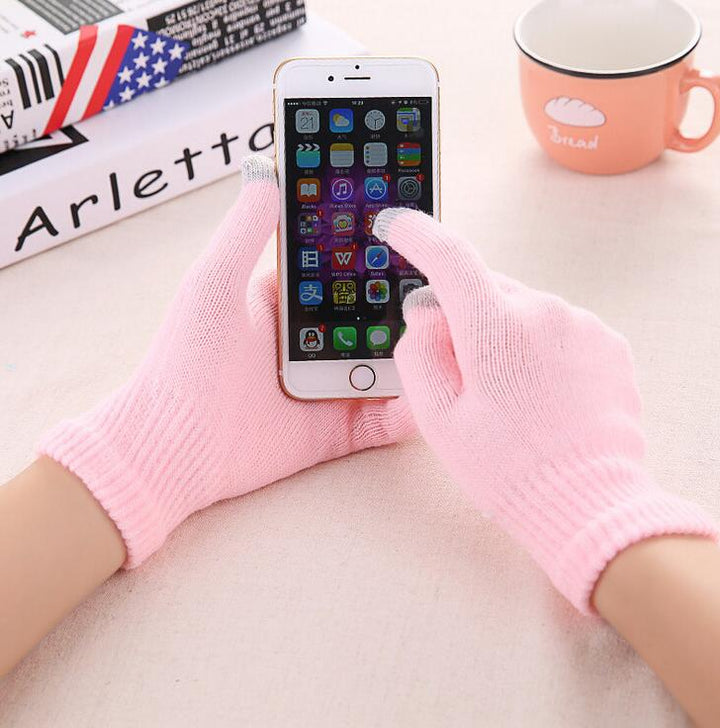 Extra warme dameshandschoenen met zachte voering voor comfortabele winterse dagen, touchscreen.