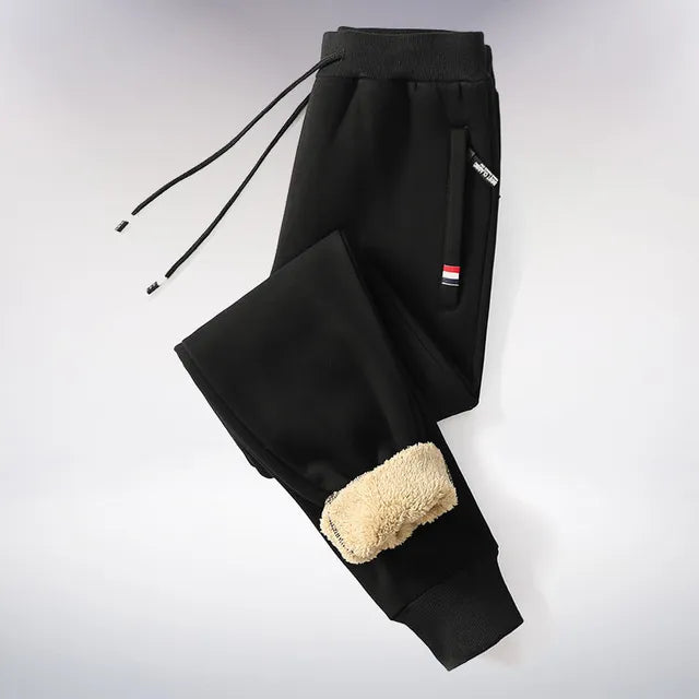 Warme heren winter joggingbroek, ideaal voor comfort & ontspanning thuis. Perfect voor koude dagen.