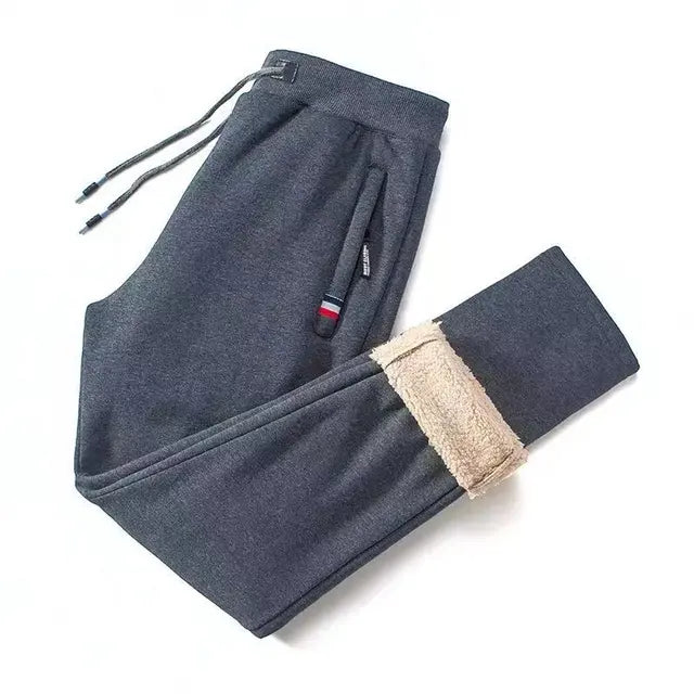 Stijlvolle casual heren winter joggingbroek met rechte pijpen voor dagelijks comfort & vrije tijd.