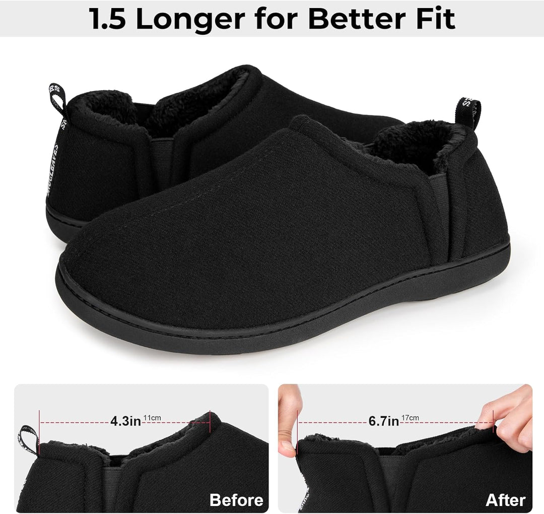 Bruine Noah heren pantoffels, perfecte warme huispantoffel.