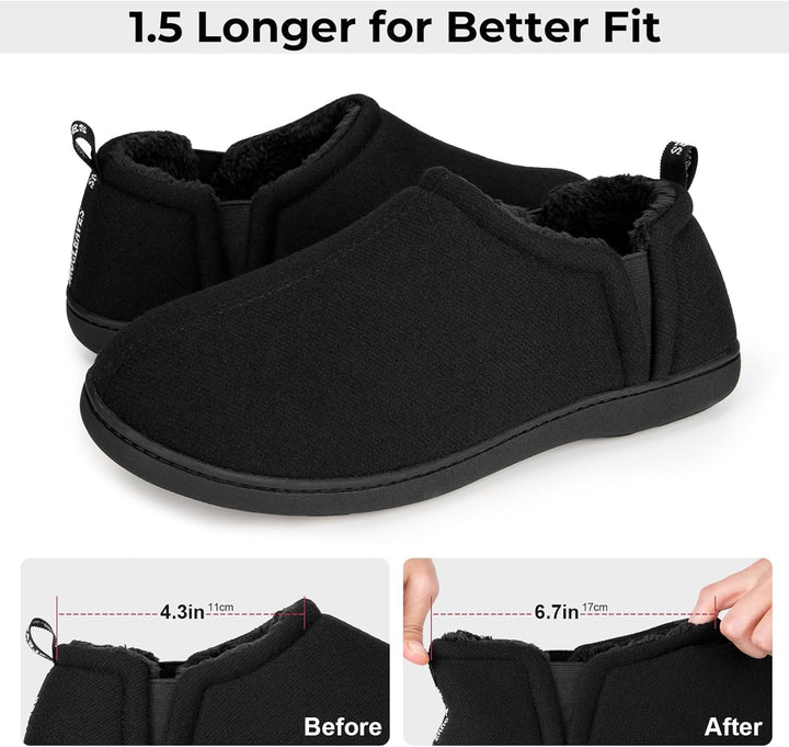 Bruine Noah heren pantoffels, perfecte warme huispantoffel.