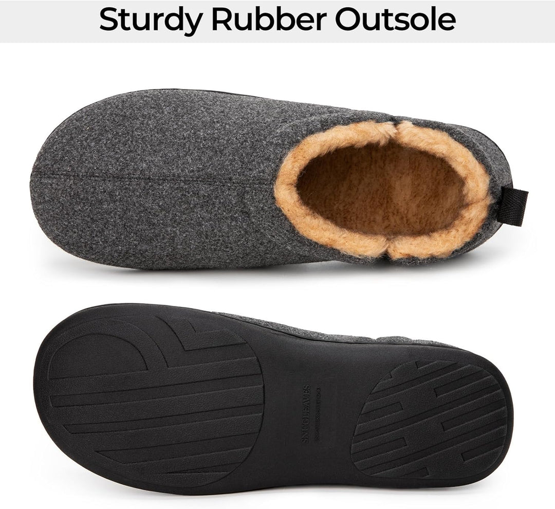 Heren huispantoffels Noah bruin, ultiem comfort en warmte.