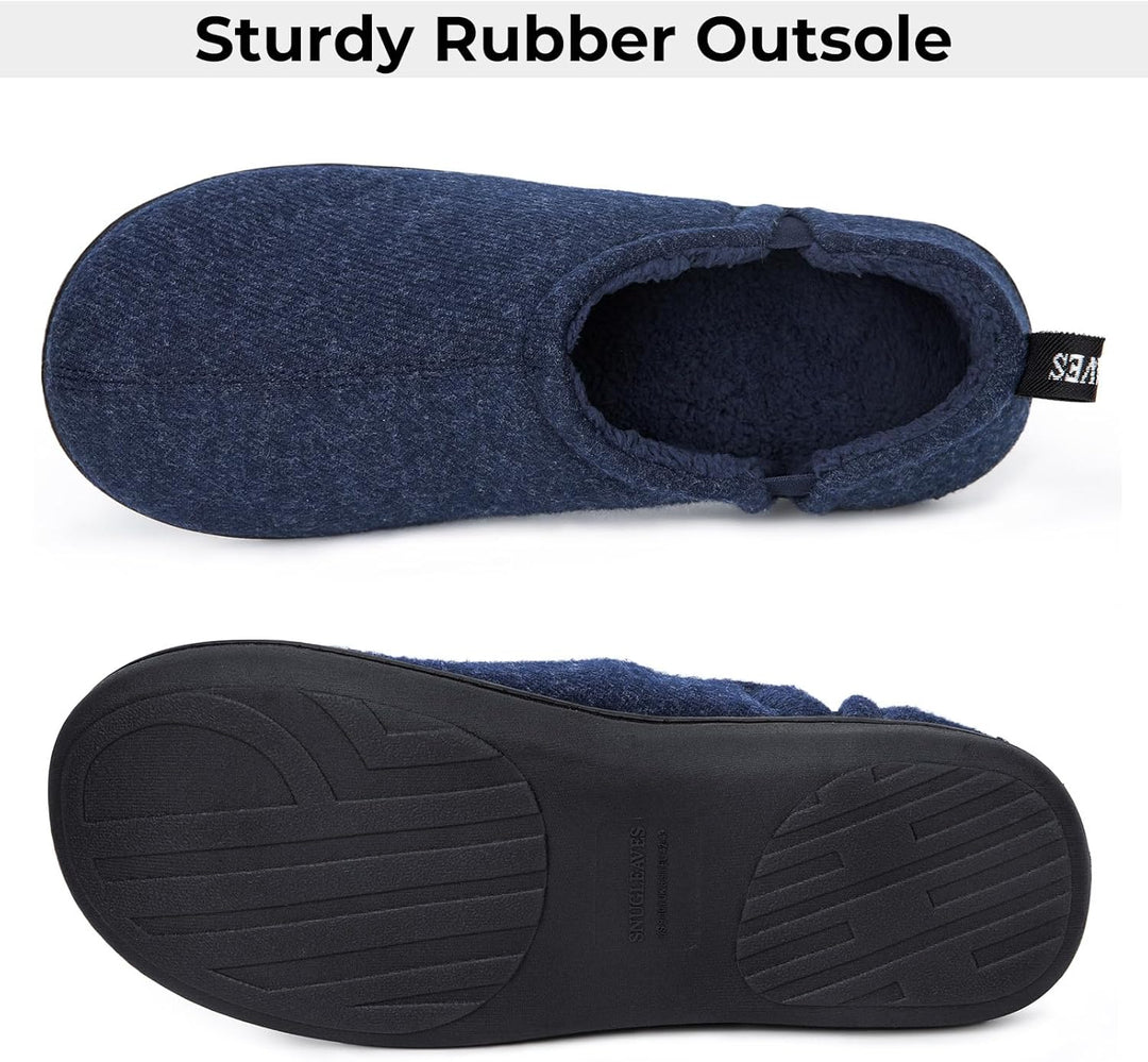 Zachte winter pantoffels Noah bruin, ideaal voor thuis.