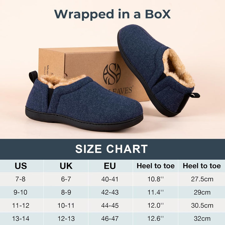 Donkergrijze Noah pantoffels heren, met memory foam voor comfort.
