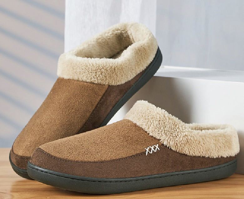 Warme heren winterpantoffels Lars, comfortabel en gezellig, perfect voor binnenhuis.