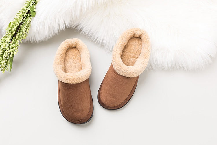 Hoogwaardige warme heren winterpantoffels Lars, duurzaam en comfortabel voor dagelijks gebruik binnen.