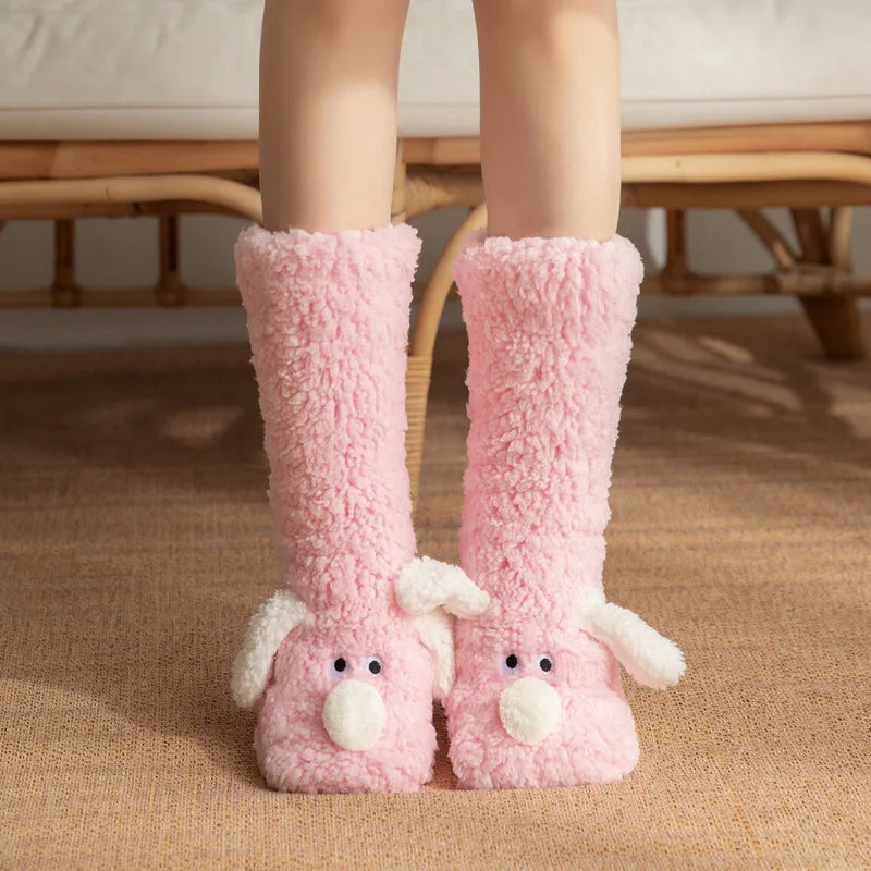 Grappige hondensokken, extra warm voor koude dagen. Geschikt voor dames en heren, een leuk cadeau.