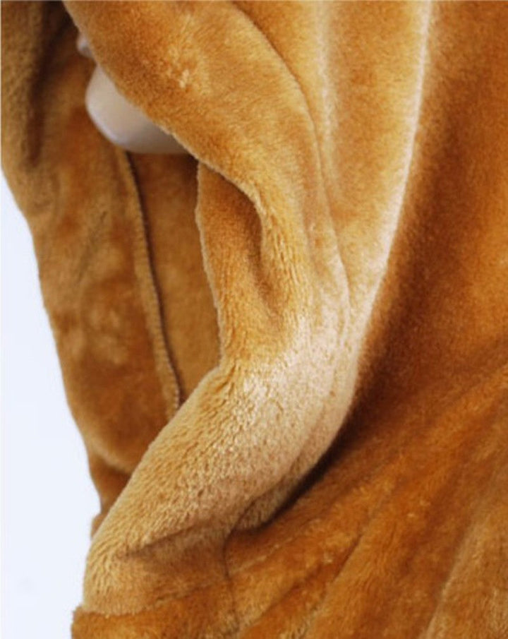 Elegante lange heren badjas van warm flanel, comfortabele huismantel voor ontspannen momenten thuis.