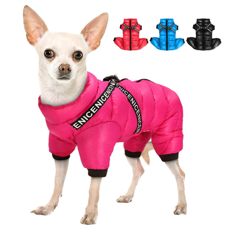 Warme, waterdichte hondenwinterjas (ArcticPaws) voor comfort en bescherming buiten.