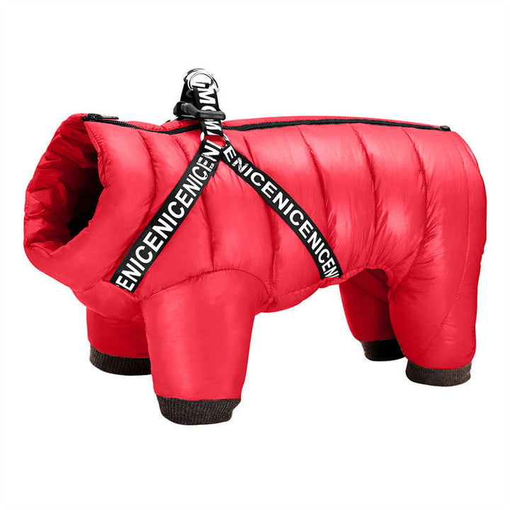 Comfortabele ArcticPaws hondenjas, houdt huisdier warm en droog tijdens winterse avonturen.