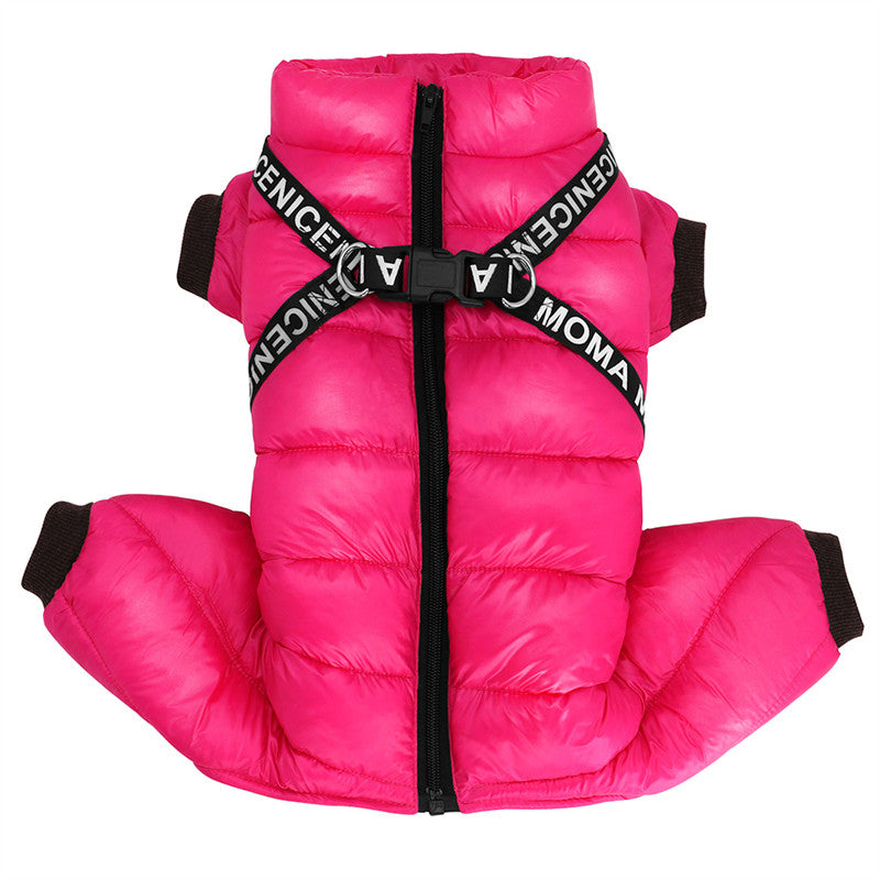 Praktische, waterdichte ArcticPaws winterjas voor honden, houdt je huisdier warm tijdens koude wandelingen.