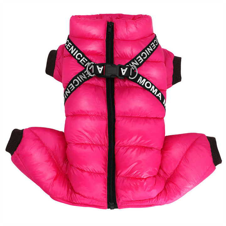 Praktische, waterdichte ArcticPaws winterjas voor honden, houdt je huisdier warm tijdens koude wandelingen.