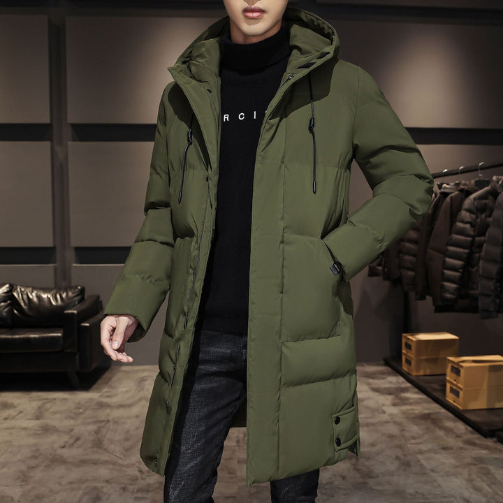 Stijlvolle heren parka jas, warm en duurzaam, ontworpen voor optimale bescherming tegen wind en kou. Functionele winterkleding.
