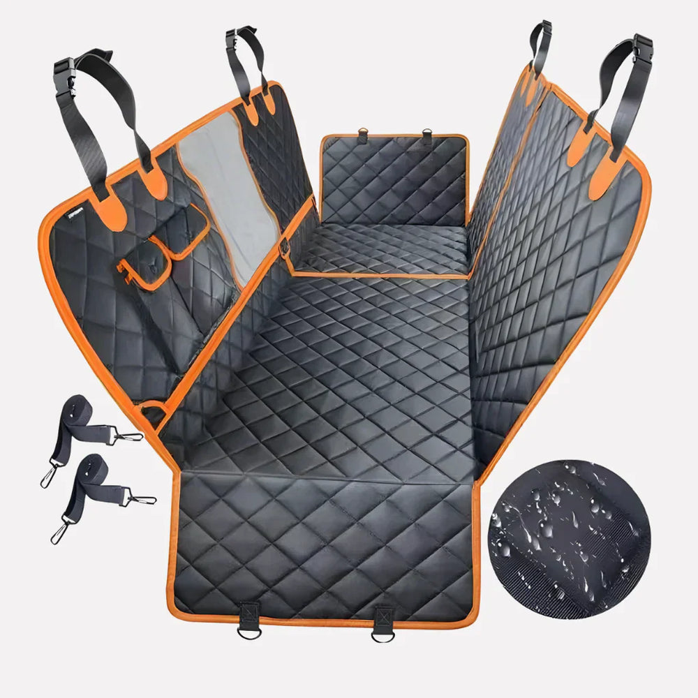 Krabvaste & antislip honden autodeken voor veilige en schone autoritten met huisdieren. Essentiële stoelbescherming.