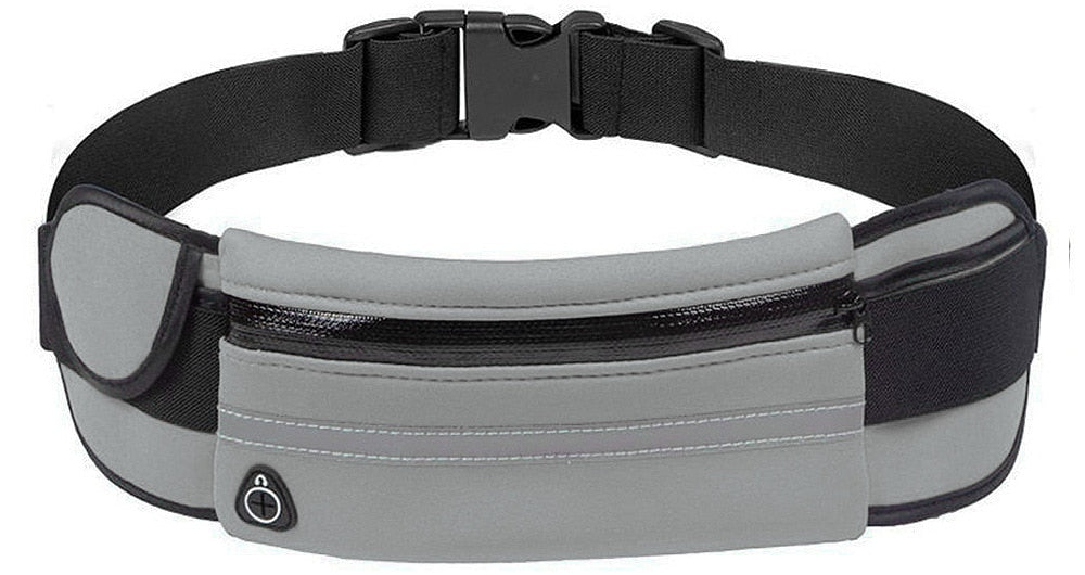 Compact waterdicht heuptasje, unisex, geschikt voor hardlopen, wandelen en sportactiviteiten.