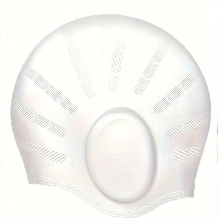 Zwem comfortabel met deze waterdichte zwemcap. Oorbescherming en ruimte voor lang haar. Chloorbestendig design.