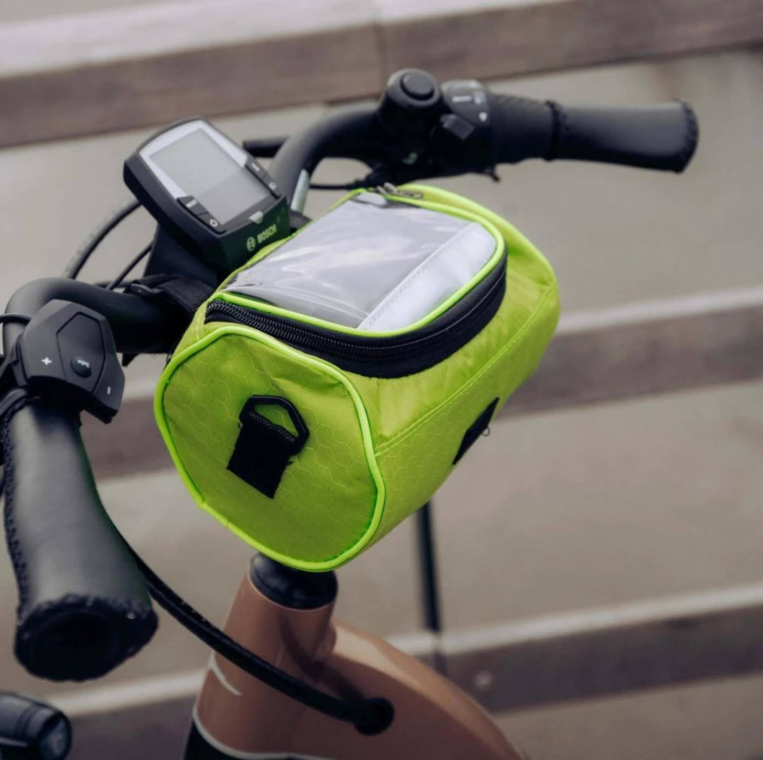 Handige waterdichte fietstas met touchscreen venster voor smartphone, voor moeiteloze navigatie tijdens het fietsen.