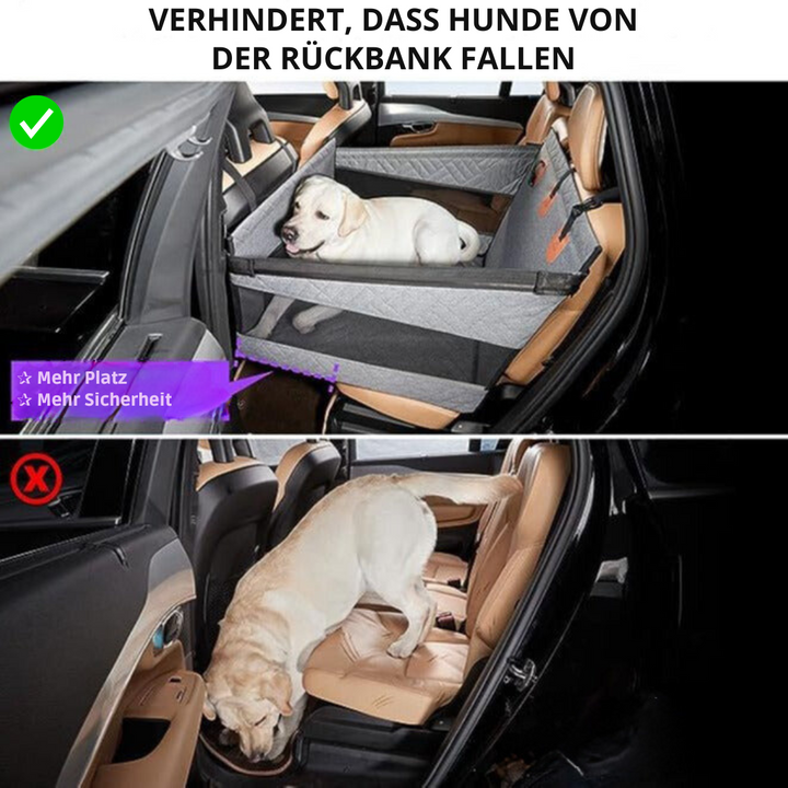Hond veiligheidsmat voor in auto; beschermt autostoel tegen vuil, haren en krassen, ideaal voor reizen met huisdier.