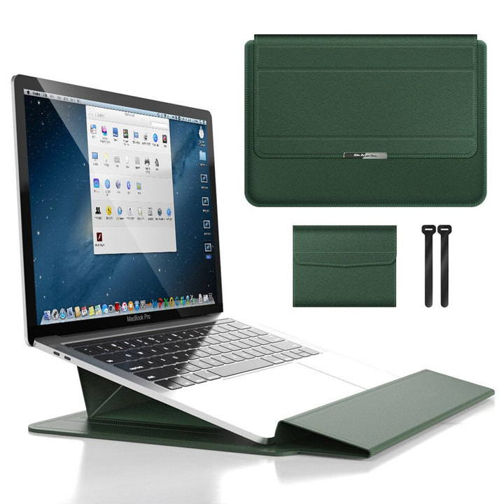 Zachte, schokabsorberende binnenvoering van de Veltro laptophoes, beschermt laptops tot 15.6 inch tegen stoten.