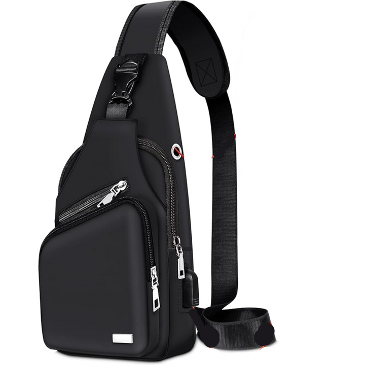WaveSling multifunctionele waterdichte slingbag, perfect voor outdoor avonturen en dagelijks gebruik.
